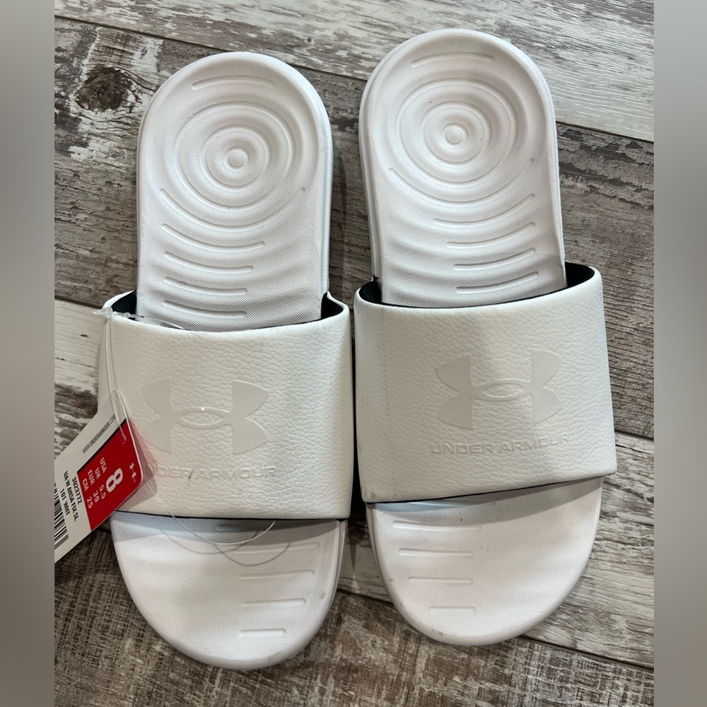 Under Armour NWT Ansa Fixed Slide size 8